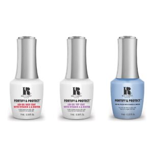 Red Carpet Manicure - Fortify & Protect Combo - Base, Top & Runway Rehearsal 0.3 oz