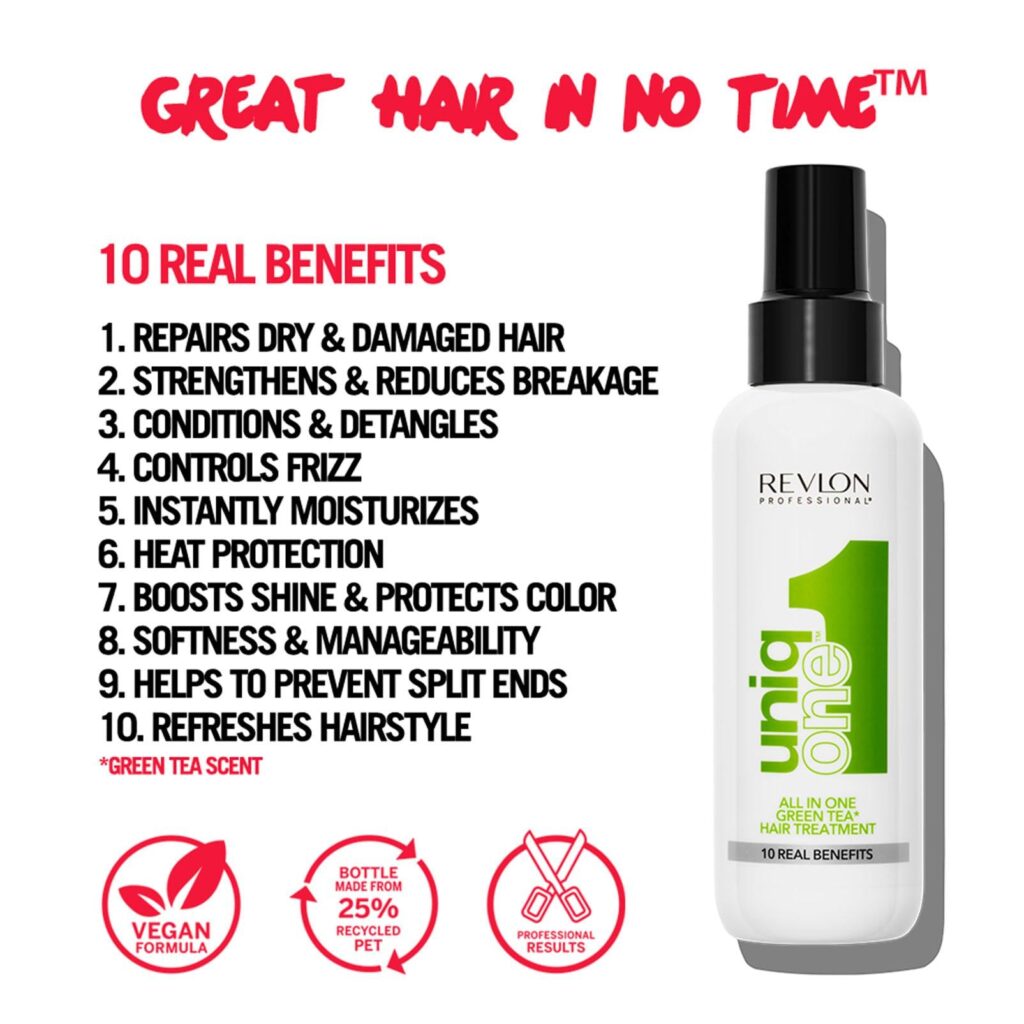 Revlon - UniqOne Uniqone All In One Green Tea Hair Treatment 5.1 Oz