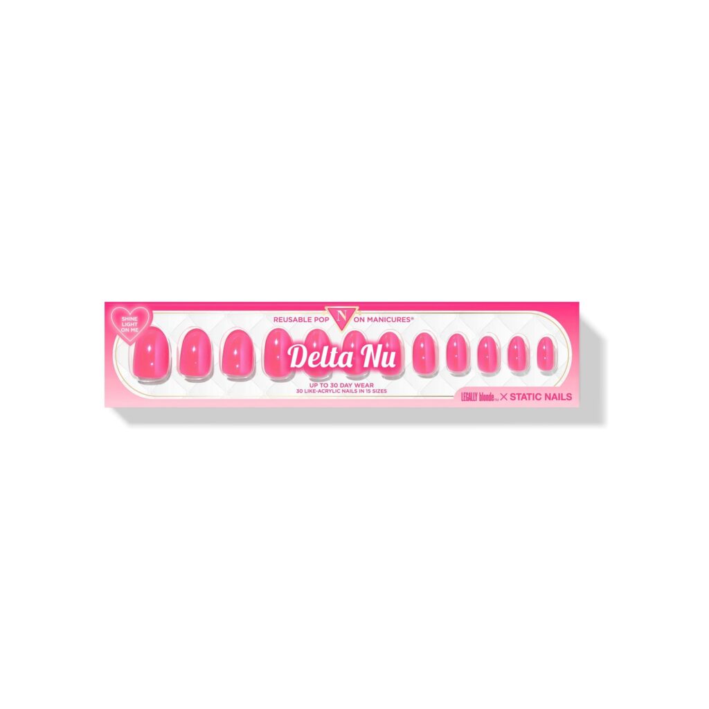 Static Nails x Legally Blonde -  Reusable Pop-On Manicures - Delta Nu