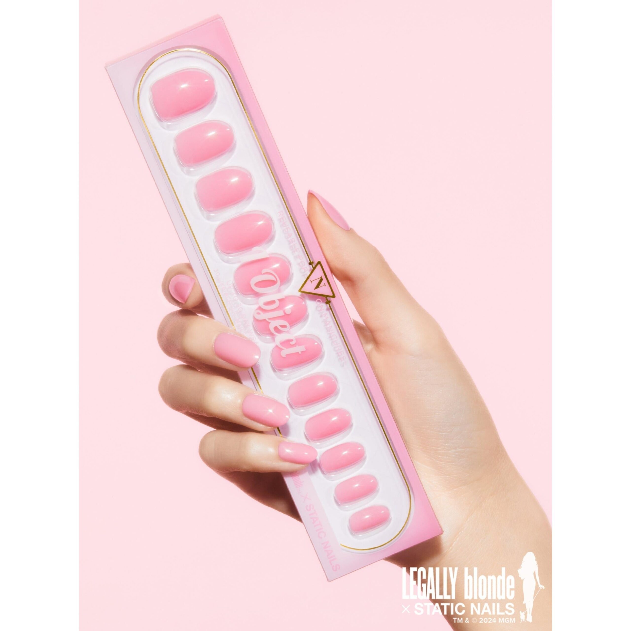 Static Nails x Legally Blonde - Reusable Pop-On Manicures - I Object!