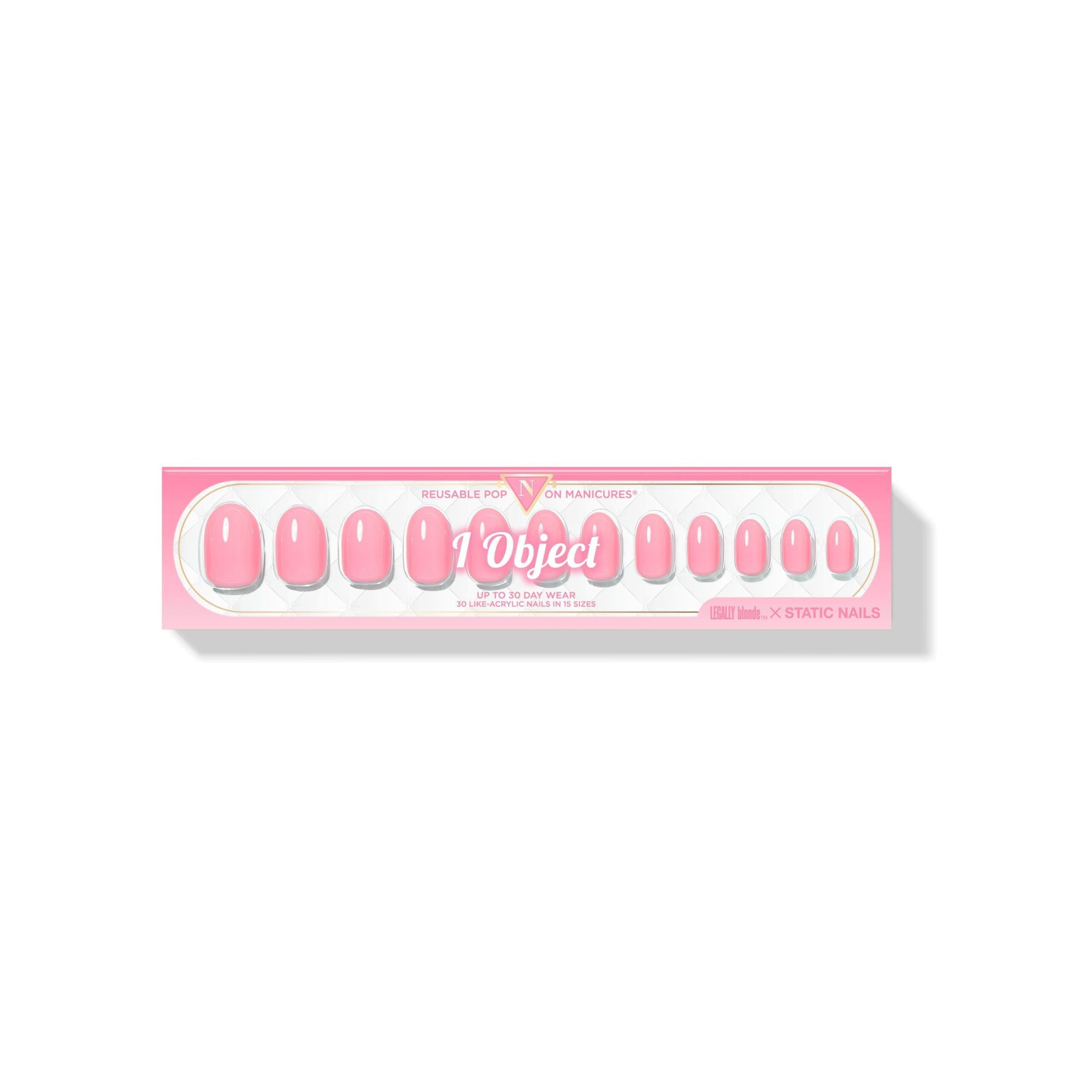 Static Nails x Legally Blonde - Reusable Pop-On Manicures - I Object! - Image 2