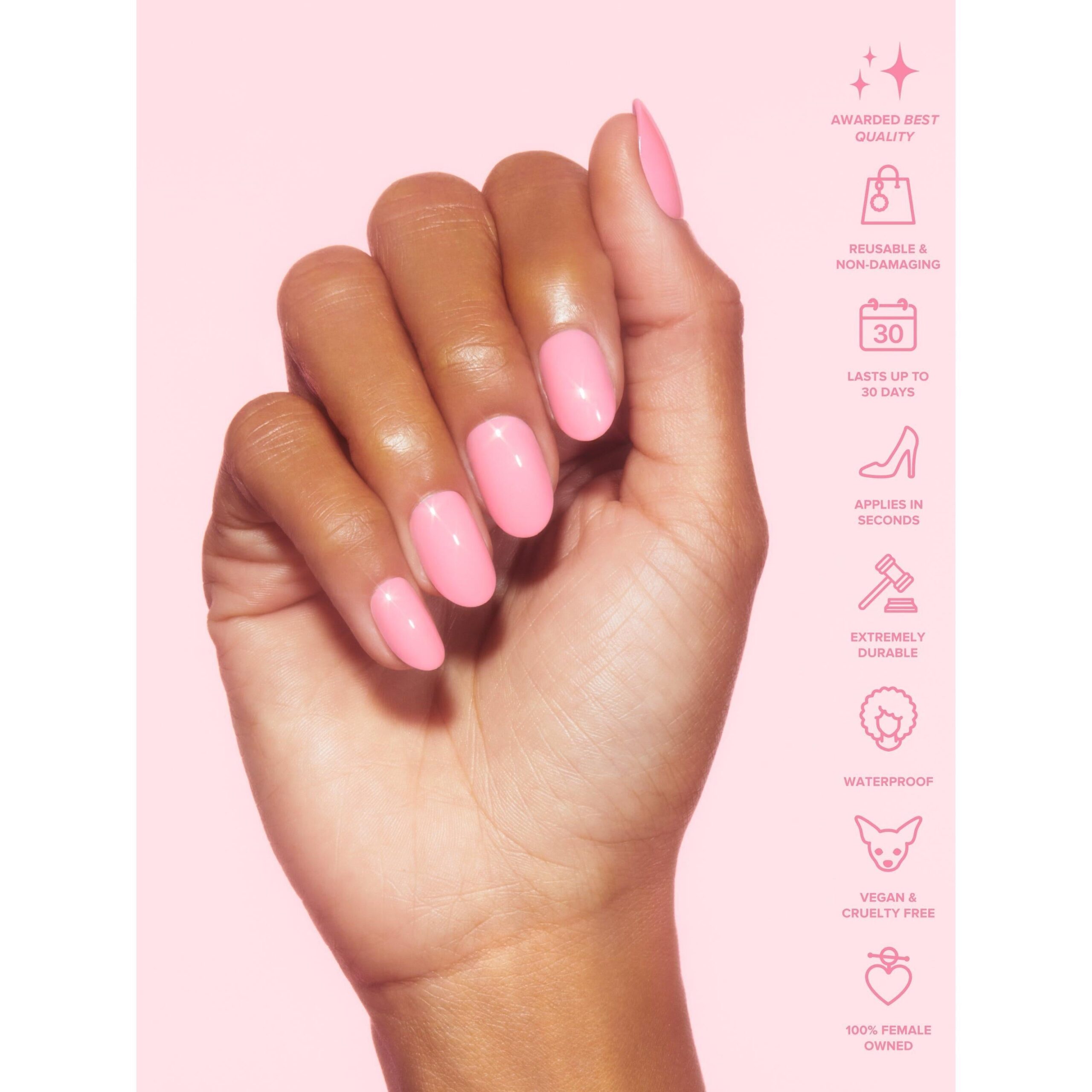 Static Nails x Legally Blonde - Reusable Pop-On Manicures - I Object! - Image 5