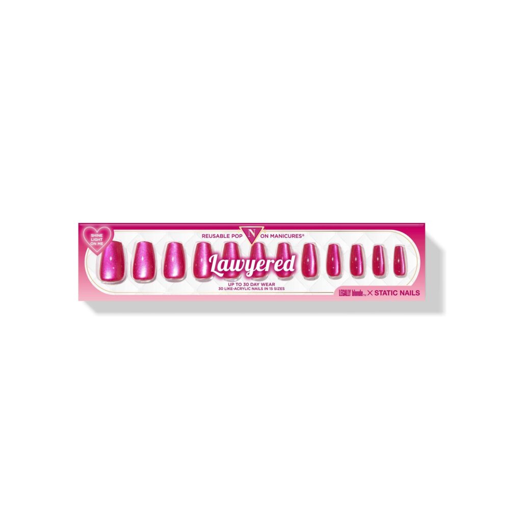 Static Nails x Legally Blonde -  Reusable Pop-On Manicures - Lawyered