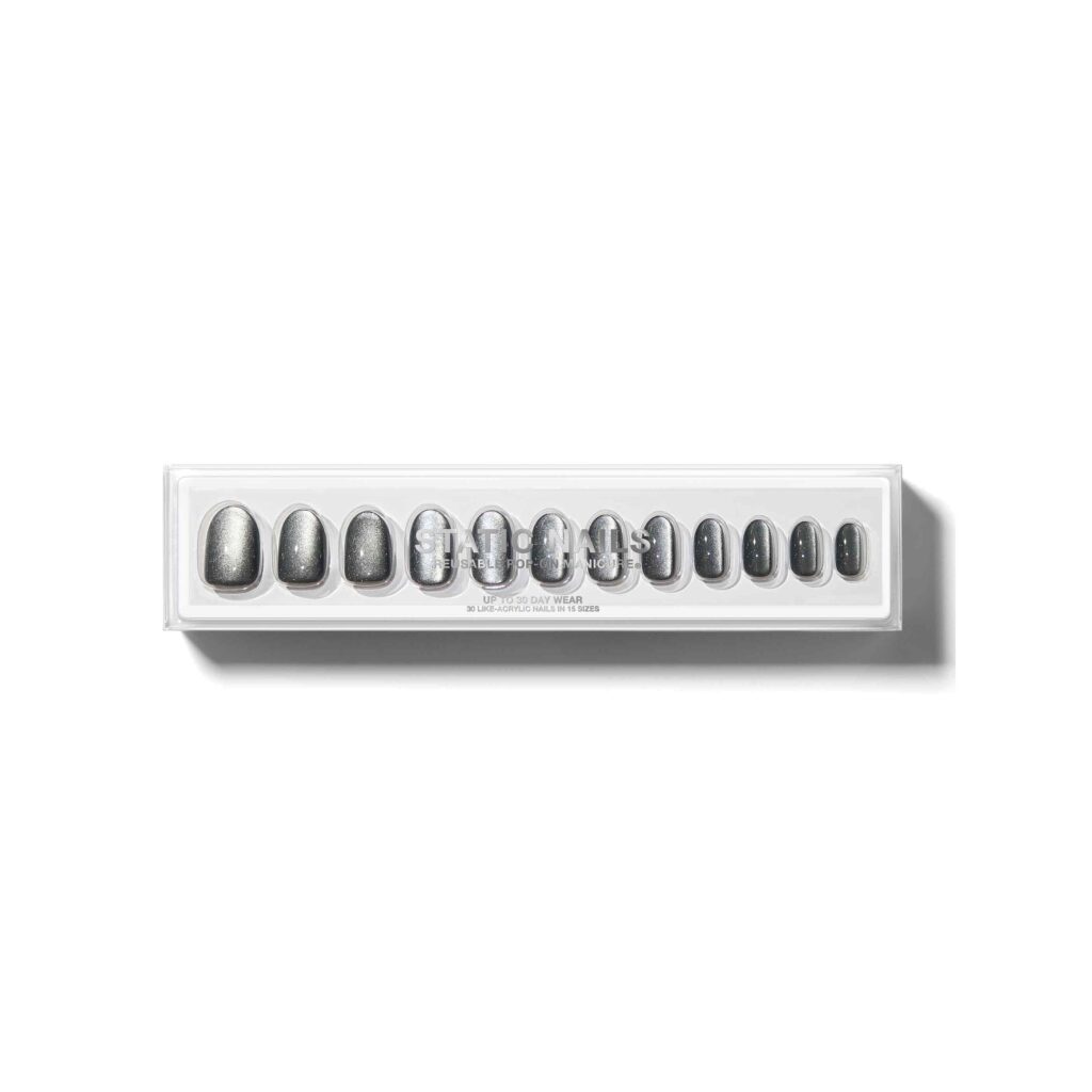 Static Nails - Reusable Pop-On Manicures - Velvet Slate