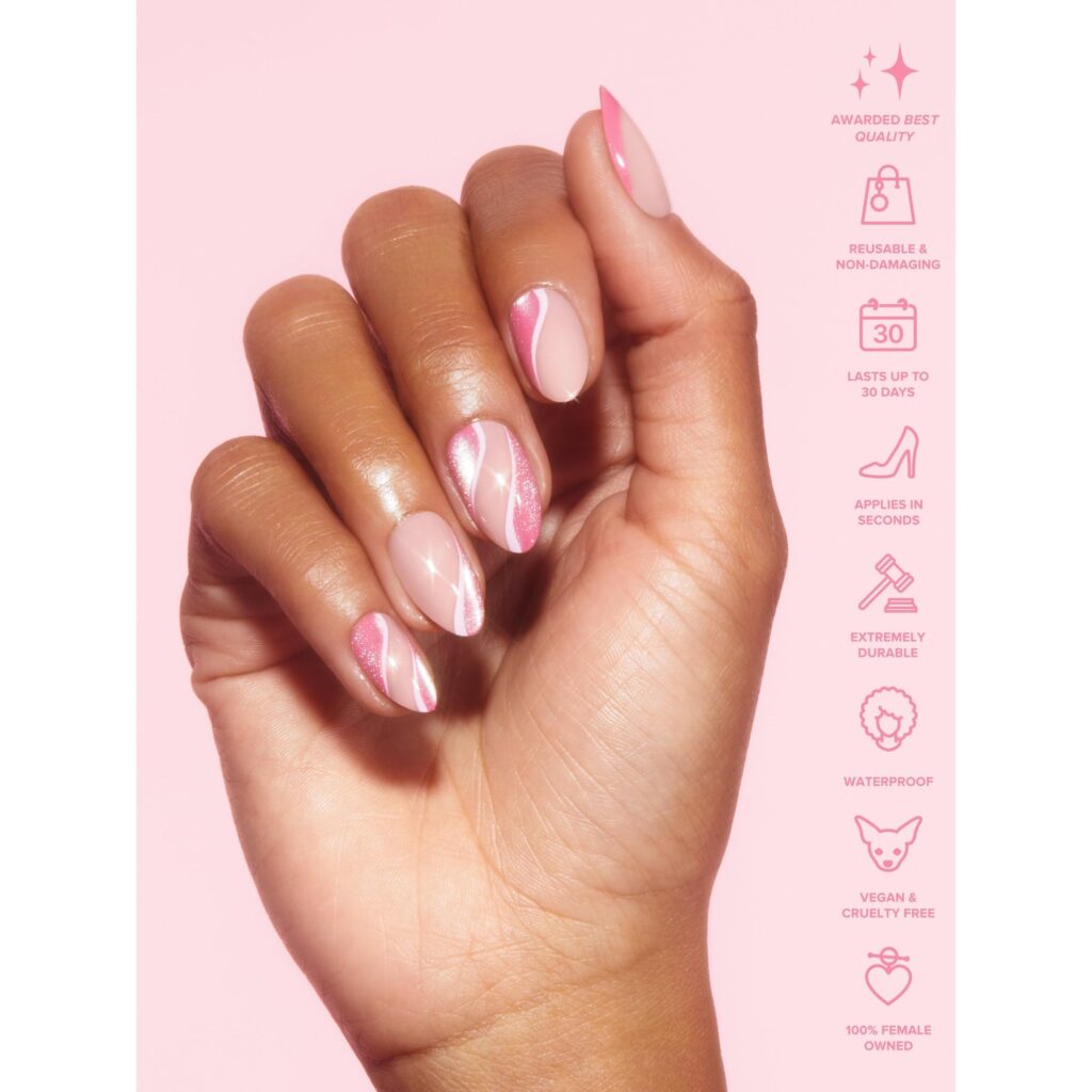 Static Nails x Legally Blonde -  Reusable Pop-On Manicures - She's Brilliant