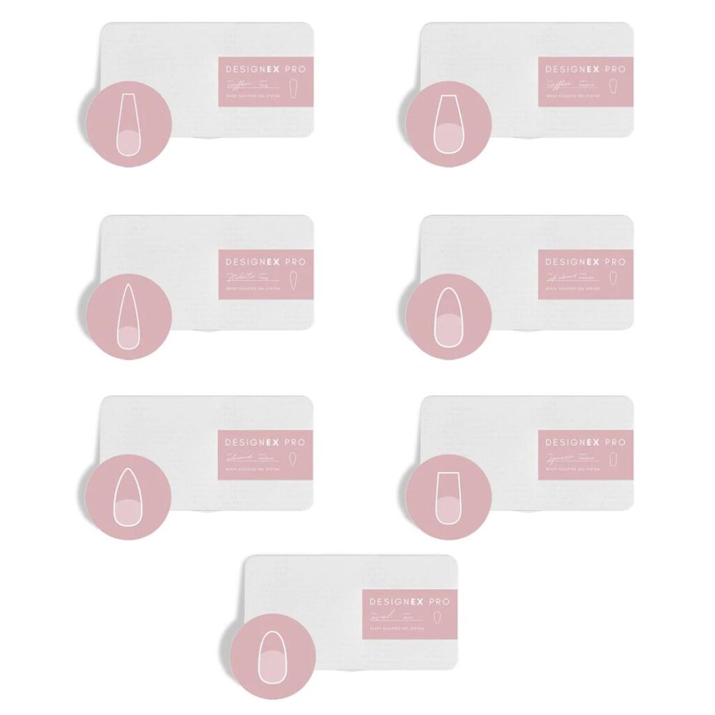 The GelBottle Inc - Designex Pro Collection - 7 Tip Boxes