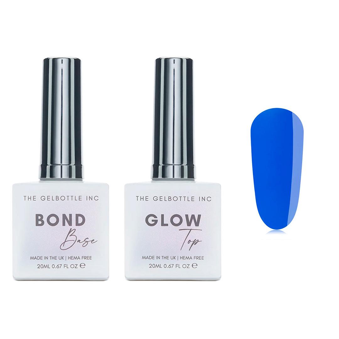 The GelBottle Inc - Gel Combo - Bond Base, Glow Top & Hema-Free Paint - Anthem
