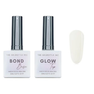The GelBottle Inc - Gel Combo - Bond Base, Glow Top & Hema-Free Paint - Blanc