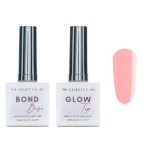 The GelBottle Inc - Gel Combo - Bond Base, Glow Top & Hema-Free Paint - La Vie En Rose
