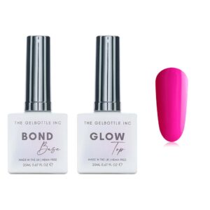 The GelBottle Inc - Gel Combo - Bond Base, Glow Top & Hema-Free Paint - Miami