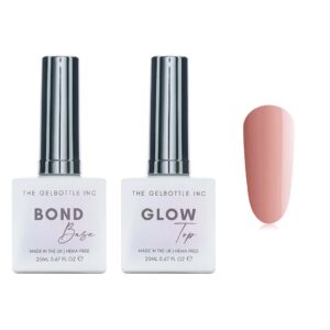 The GelBottle Inc - Gel Combo - Bond Base, Glow Top & Hema-Free Paint - Naked