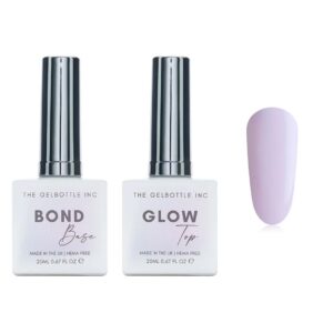 The GelBottle Inc - Gel Combo - Bond Base, Glow Top & Hema-Free Paint - Pastel V005