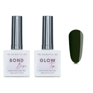 The GelBottle Inc - Gel Combo - Bond Base, Glow Top & Hema-Free Paint - Secret Entrance