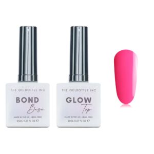 The GelBottle Inc - Gel Combo - Bond Base, Glow Top & Hema-Free Paint - Single Wink