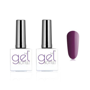 The GelBottle Inc - Gel Combo - Rubber Base, Extreme Shine Top & Aubergine