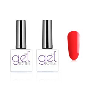 The GelBottle Inc - Gel Combo - Rubber Base, Extreme Shine Top & Crimson Charm
