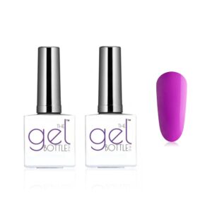 The GelBottle Inc - Gel Combo - Rubber Base, Extreme Shine Top & Purple Margarita