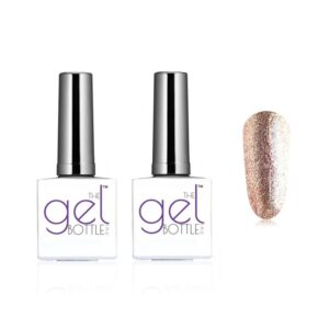 The GelBottle Inc - Gel Combo - Rubber Base, Extreme Shine Top & Rose Gold