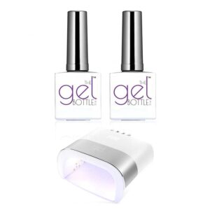 The GelBottle Inc - Gel Starter Kit - Rubber Top & Base, & Lamp