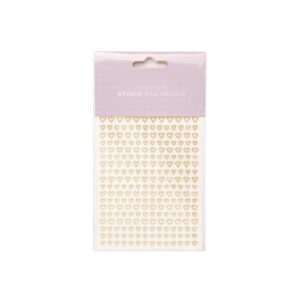 The GelBottle Inc - Gold - Heart Outlines Stickers