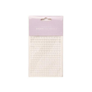 The GelBottle Inc - Silver - Heart Outlines Stickers