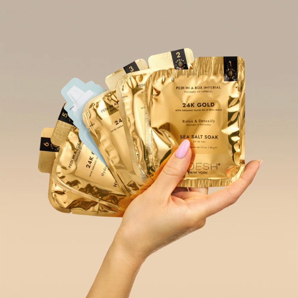 Voesh - Pedi in a Box - Imperial 6-Step 24K Gold