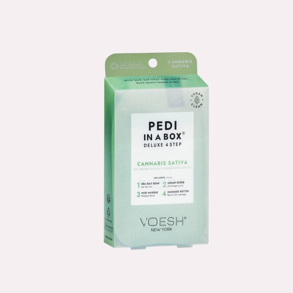 Voesh - Pedi in a Box Deluxe 4 Step - Hemp Relax