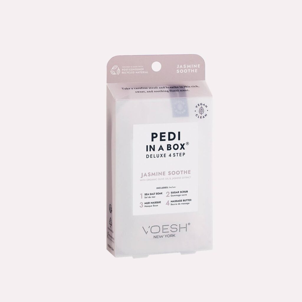 Voesh - Pedi in a Box Deluxe 4 Step - Jasmine Soothe