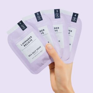 Voesh - Pedi in a Box Deluxe 4 Step - Lavender Relieve