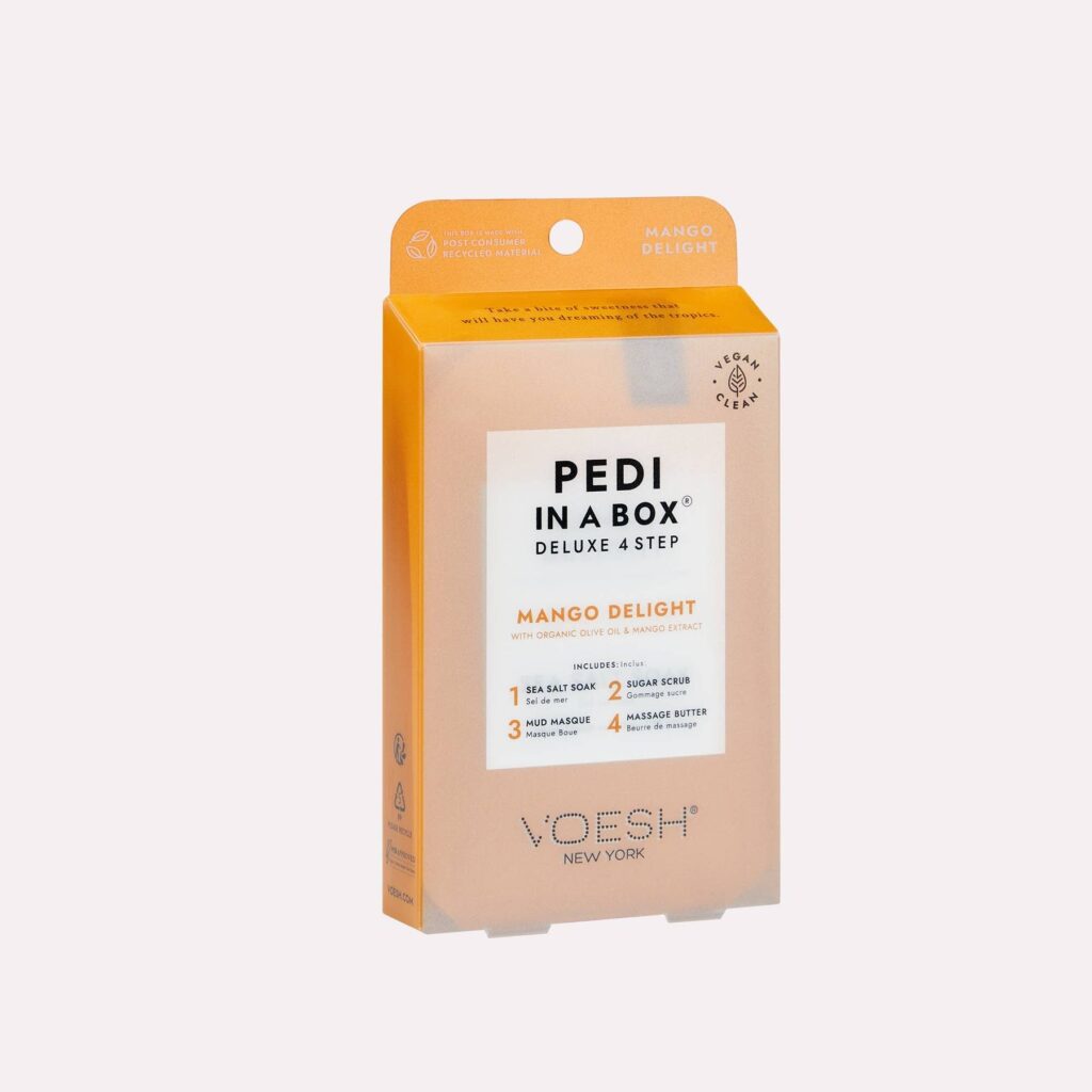 Voesh - Pedi in a Box Deluxe 4 Step - Mango Delight