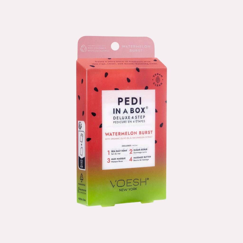 Voesh - Pedi in a Box Deluxe 4 Step - Watermelon Burst