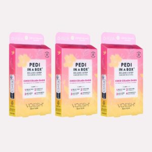 Voesh - Pedi in a Box Deluxe 4 Step - Coco Colada Oasis Trio