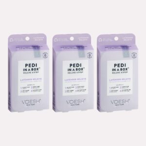 Voesh - Pedi in a Box Deluxe 4 Step - Lavender Relieve Trio