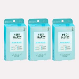 Voesh - Pedi in a Box Deluxe 4 Step - Ocean Refresh Trio