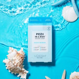 Voesh - Pedi in a Box Deluxe 4 Step - Ocean Refresh Trio