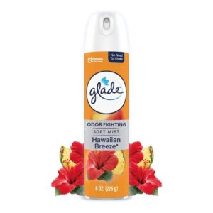 Glade Air Freshener Spray, Hawaiian Breeze Scent (Soft Mist), 8 oz